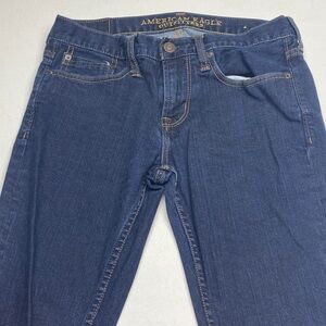 American Eagle Outfitters Men's Dark Blue Slim Jeans